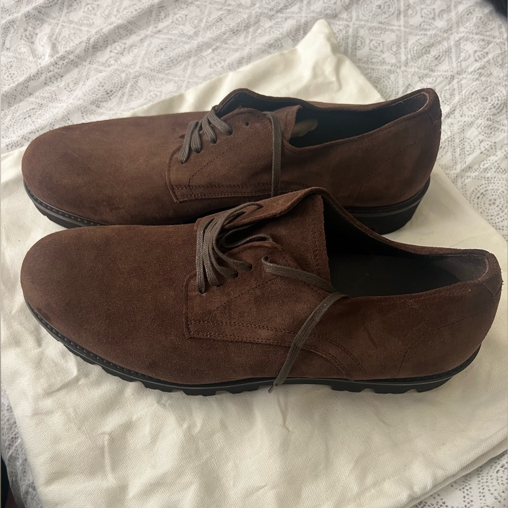 New Vince Mens Bristol Suede Derbys 11.5